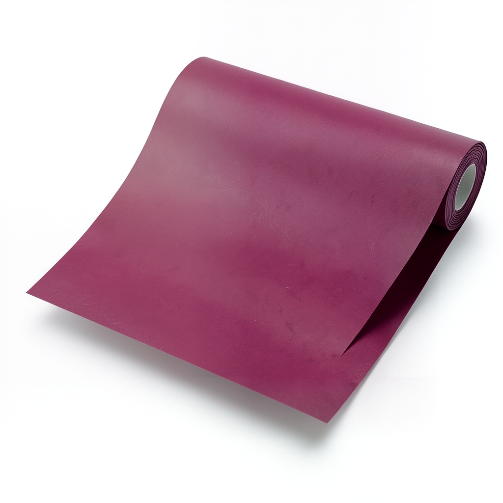 Plain Vinyl Wallpaper 15.6m×106cm, Dark Pink Color