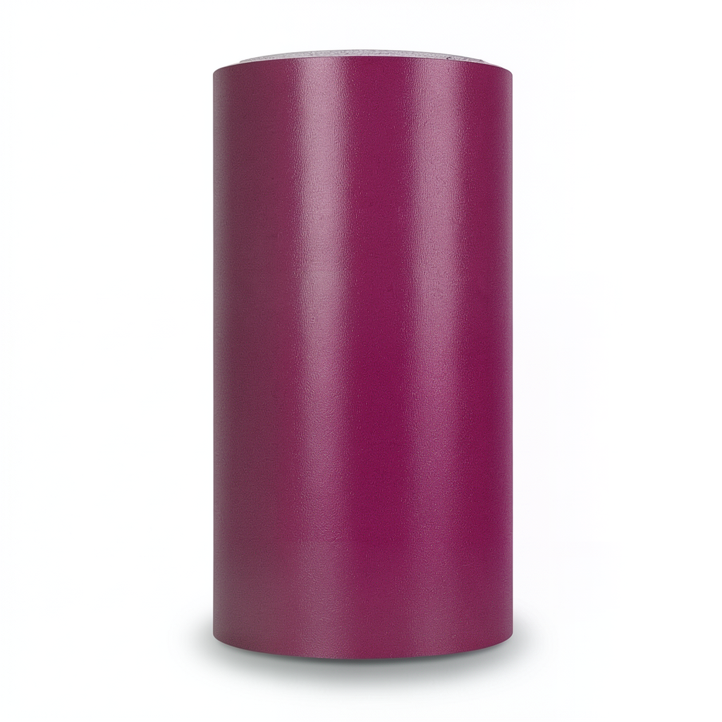 Plain Vinyl Wallpaper 15.6m×106cm, Dark Pink Color