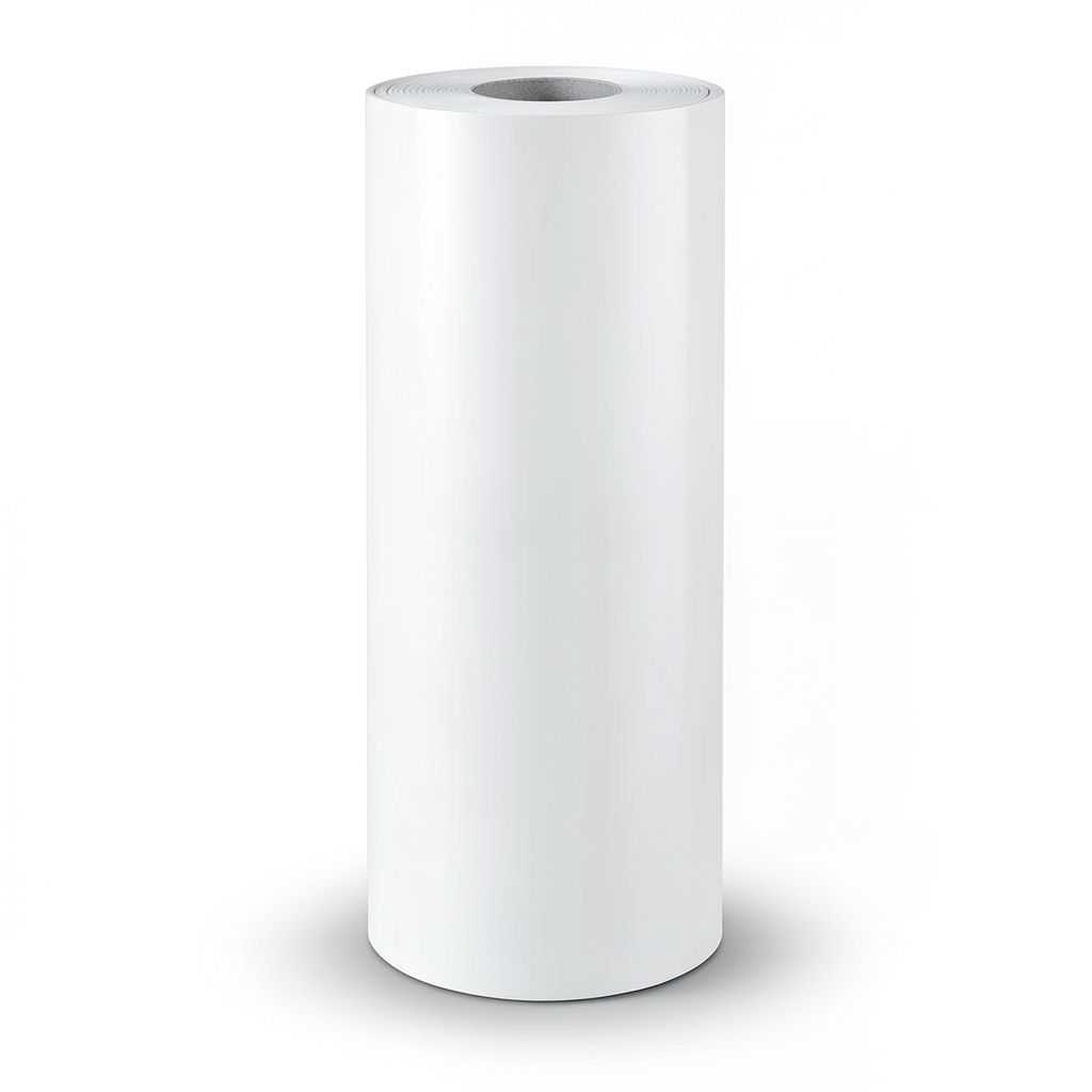 Plain Vinyl Wallpaper 15.6m×106cm Snowy Color