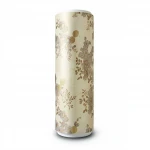 Floral Wall Covering, Length 15.6 meters, Width 106 cm, gold with brown and gray Color