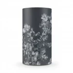 Floral Wallpaper, Size 15.6m×106cm, dark gray with light gray color