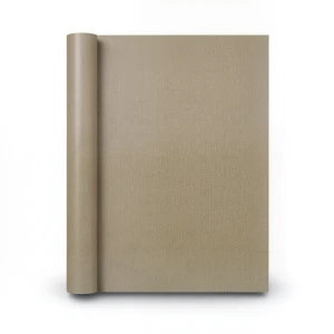 Plain Vinyl Wallpaper 15.6m Length, 106cm Width, Brown Beige