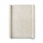 Floral Wall Covering, Length 15.6 meters, Width 106 cm, beige Color 