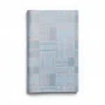 Italian Patterned Wallpaper, Size 10m×1.06m, Gray on blue Color, Model 5838 