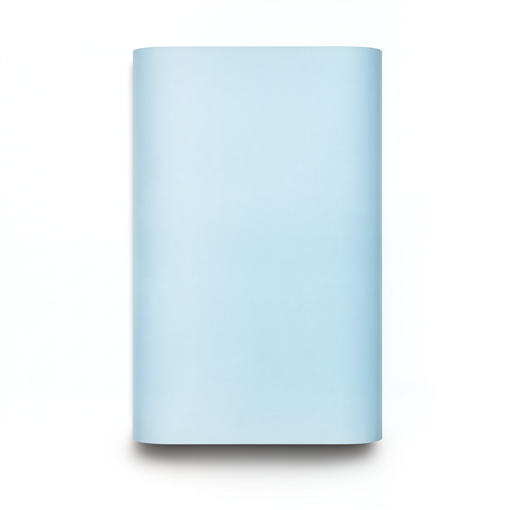 Plain Wall Covering 15.6m × 106cm Sky Blue Color