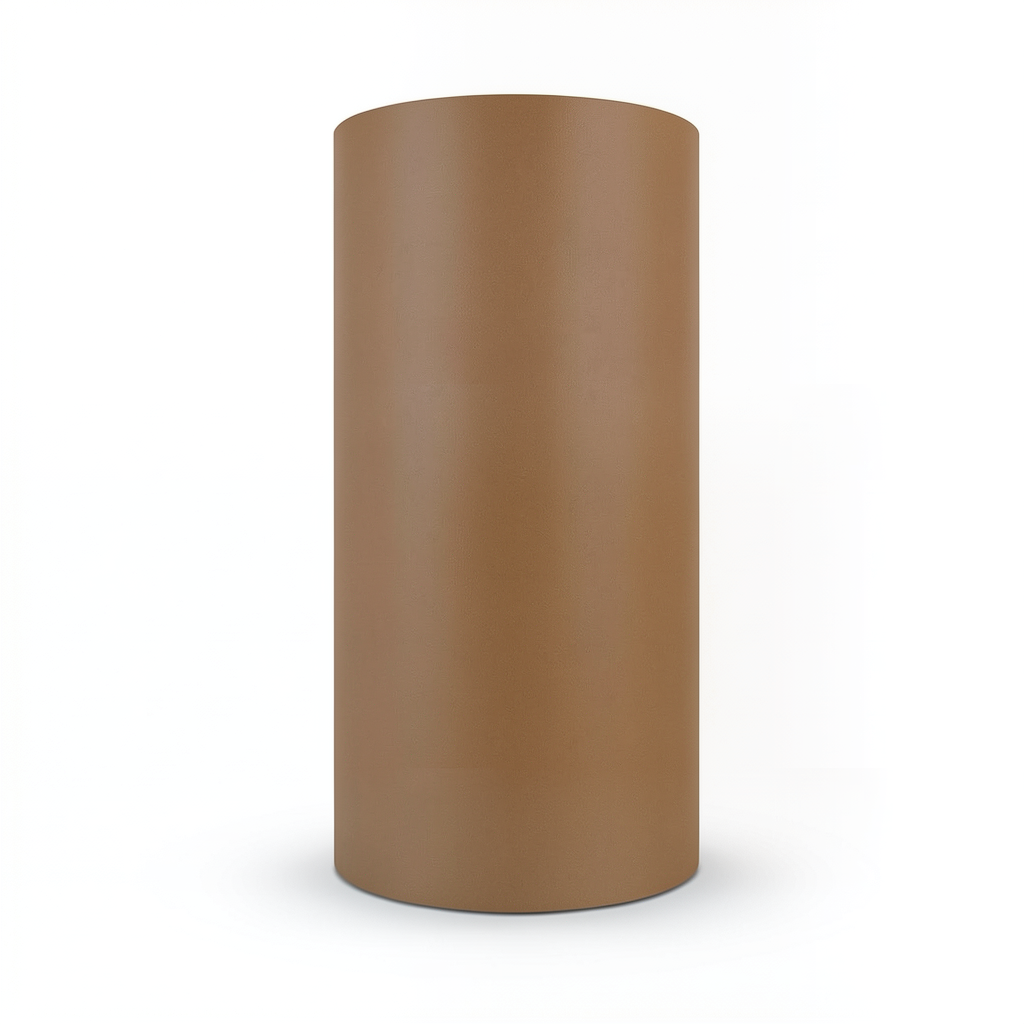 Plain Wall Covering 15.6m × 106cm, Tanned Brown Color