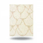 Italian Wall Decoration Light Beige Color, Length 10m, Width 1.06m, Model 85068