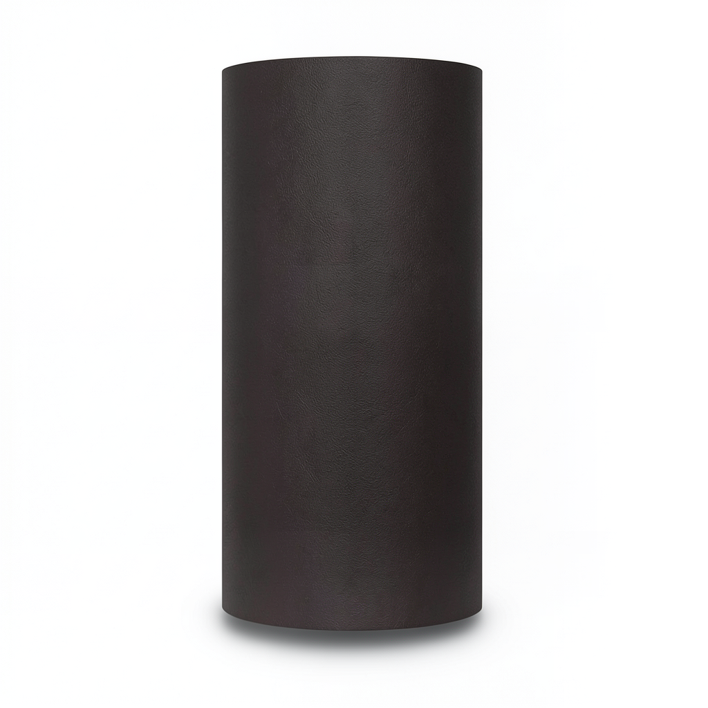 Plain Vinyl Wallpaper 15.6m x 100cm Dark Earthy Brown