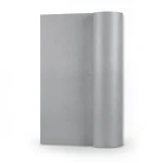 Plain Vinyl Wallpaper 15.6m×100cm Gray Color
