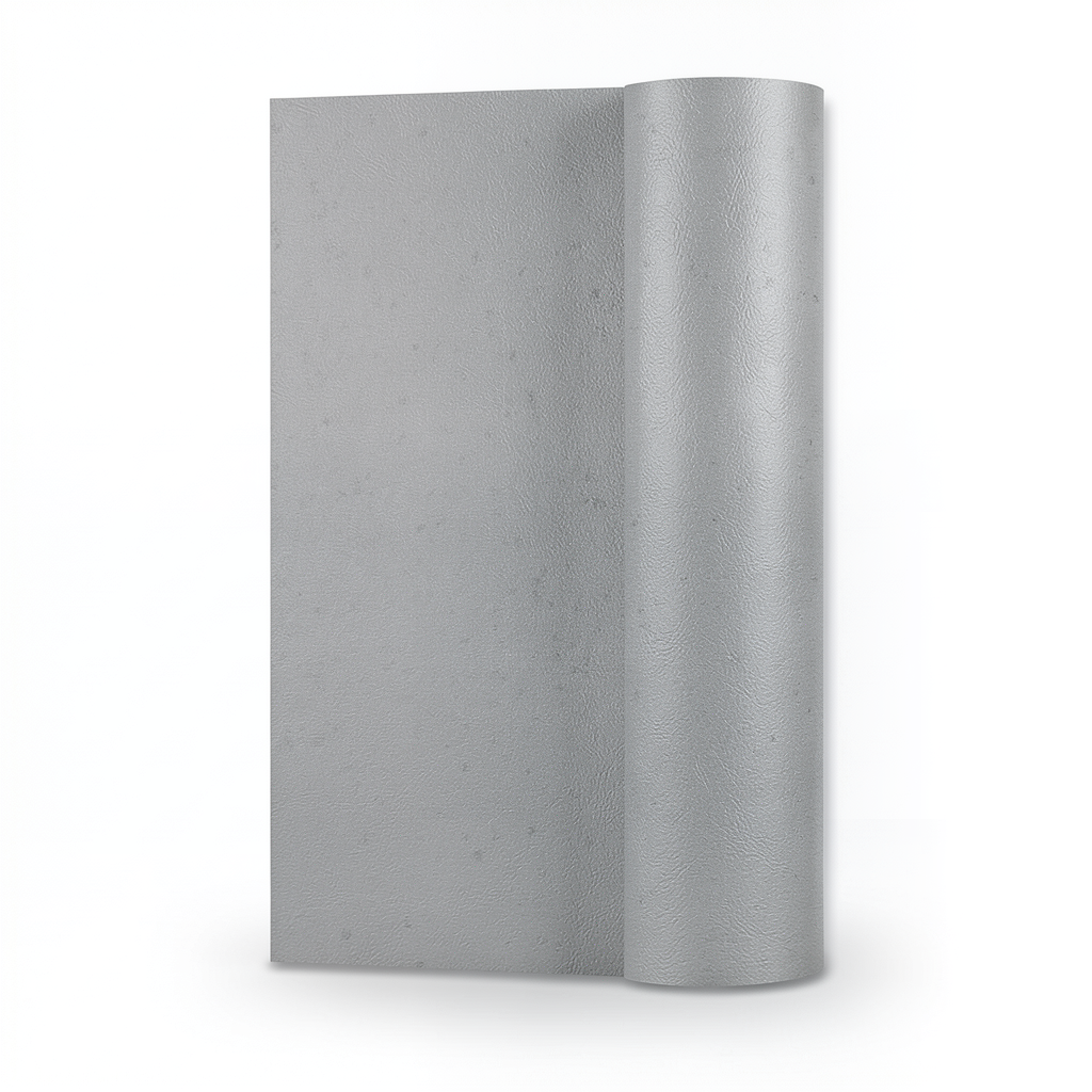 Plain Vinyl Wallpaper 15.6m×100cm Gray Color
