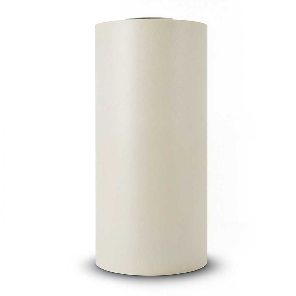 Plain Vinyl Wallpaper 15.6m x 100cm Beige Color