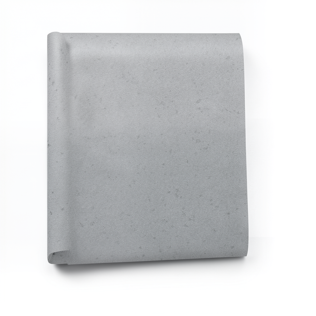 Plain Vinyl Wallpaper 15.6m×100cm Gray Color