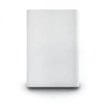 Plain Vinyl Wallpaper 15.6m x 100cm Gray White