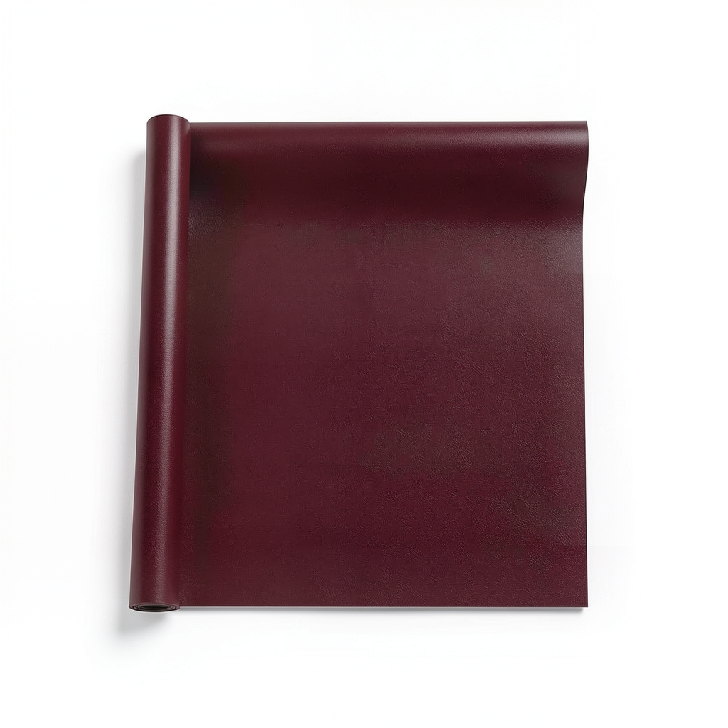 Plain Vinyl Wallpaper 15.6m x 100cm Dark Red