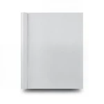 Plain Vinyl Wallpaper 15.6m×100cm Light Gray