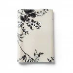 Floral Wallpaper, Size 10m × 53 cm, black on beige color