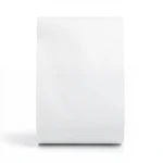 Plain Vinyl Wallpaper 15.6m×100cm White Color