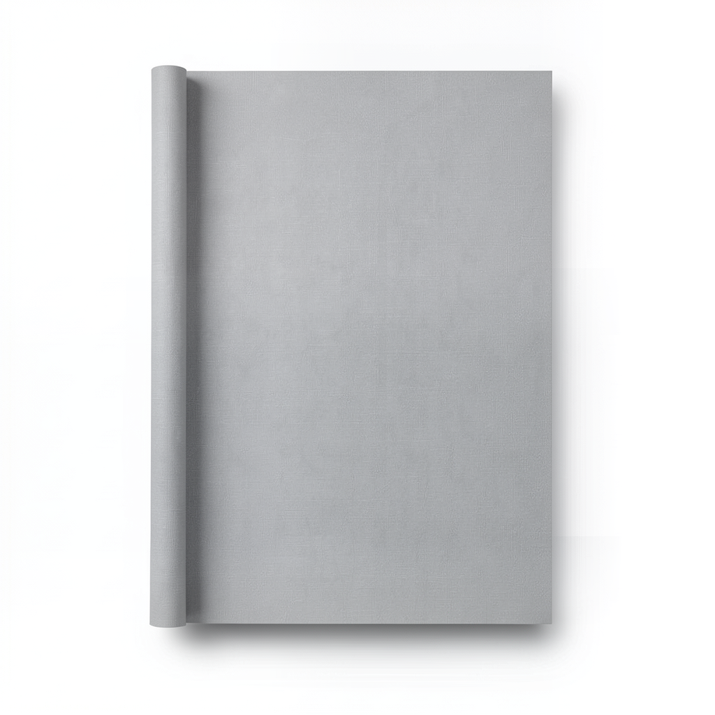 Plain Wallpaper 15.6m×100cm, Grey Color