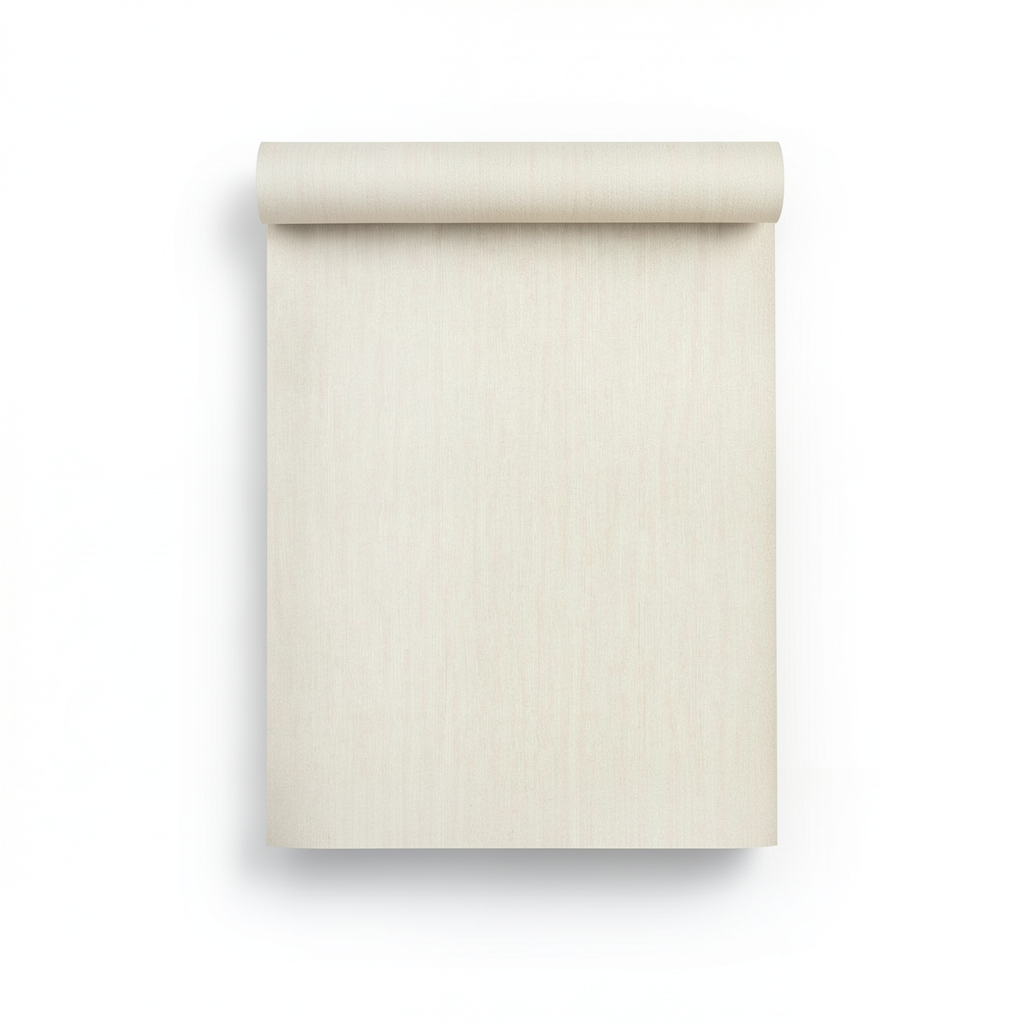 Plain Vinyl Wallpaper 15.6m×106cm Beige Color