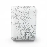Floral Wallpaper, Size 10m × 53 cm, white and black color