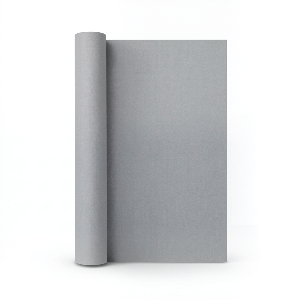 Wallpaper Plain Design 15.6m × 106cm Gray Color