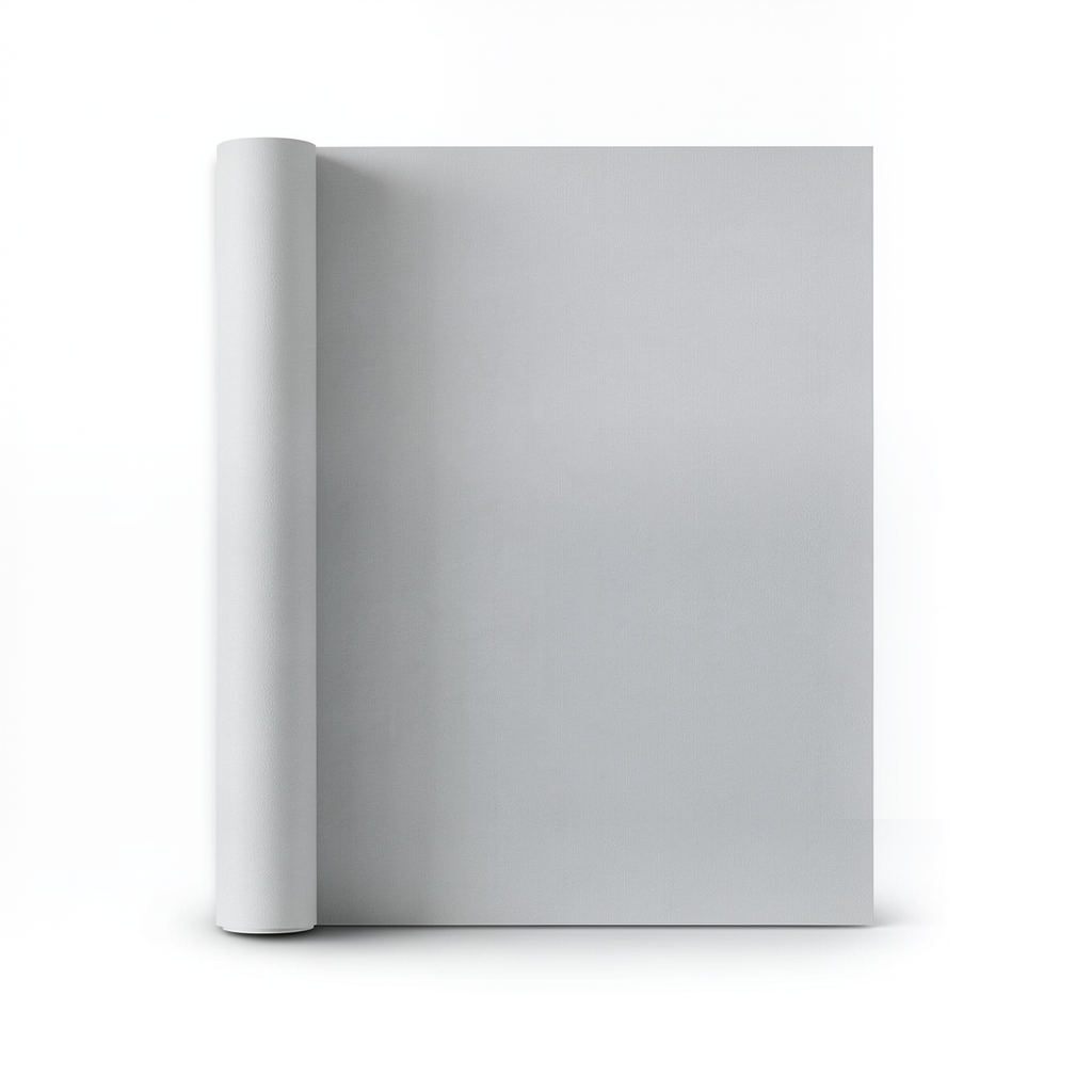 Plain Wallpaper 15.6m × 106cm Light Gray Color