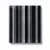 Wallpaper, Striped Design, Black with grey Color, Size 15.6m×106cm