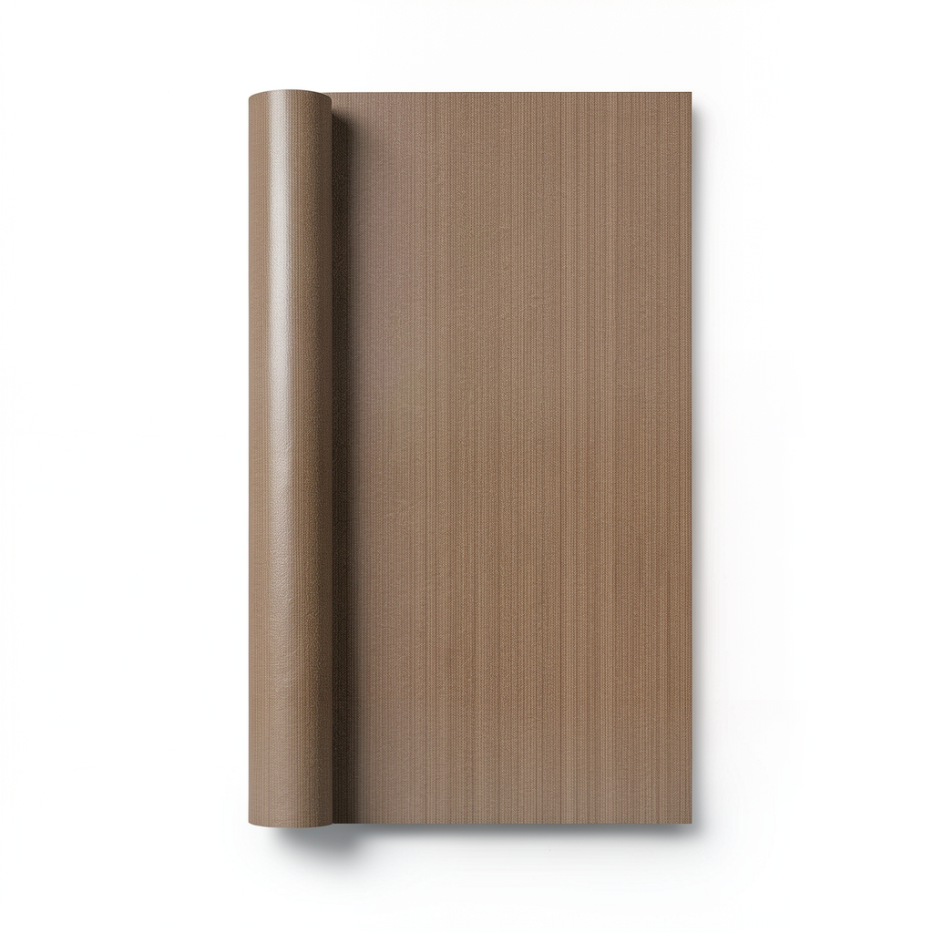 Wallpaper Plain Design Brown Color Size 15.6m × 106cm