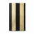 Wallpaper, Striped Design, Gold with black Color, Size 15.6m×106cm