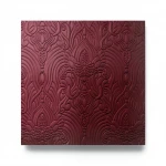 Patterned Wall Covering, Dark Red Color, Length 10m, Width 1.06m, Model Z21806 