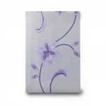 Wallpaper, Floral Design, Purple and grey Color, Size 10m×53cm