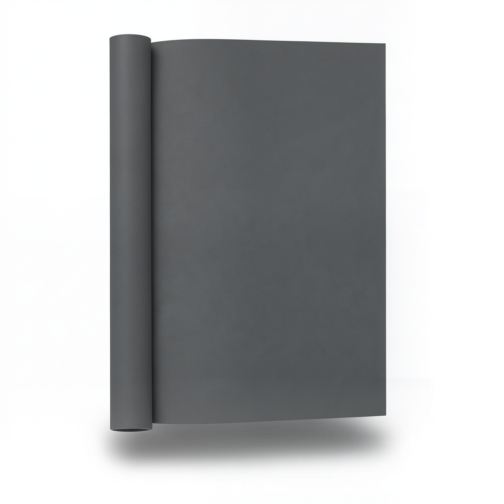 Wallpaper Plain Design Size 15.6m × 100 cm Dark Gray Color