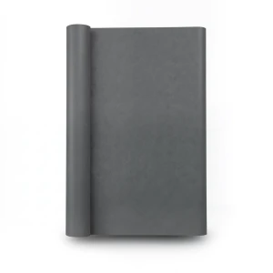 Wallpaper Plain Design Size 15.6m × 100 cm Dark Gray Color