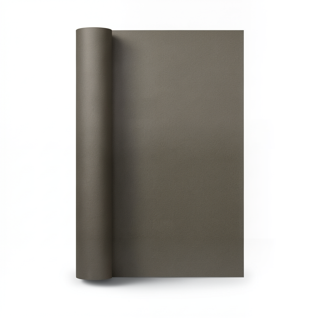 Plain Wallpaper Dark Beige 15.6m×106cm Roll