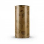 Tree-Patterned Wallpaper, Vinyl Sheath, Length 10m, Width 53cm, Golden brown