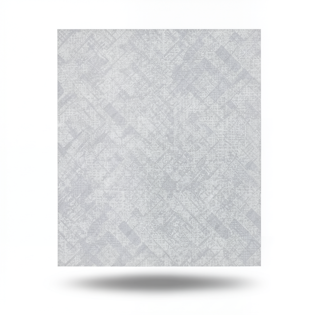 Patterned Wallpaper 15.6m×106cm Gray Color