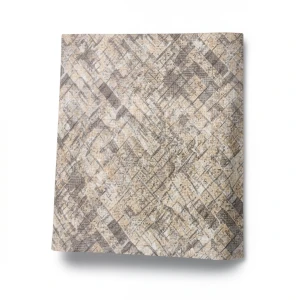 Patterned Wallpaper 15.6m×106cm Beige with Brown Color