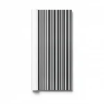 Wallpaper, Striped Design, Black and white Color, Size 10m×53cm 