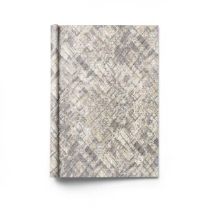 Patterned Wallpaper 15.6m×106cm Beige with Brown Color