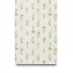 Italian Wall Decoration Pale Beige Color, Length 10m, Width 1.06m, Model 85087