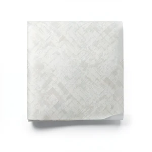 Patterned Wallpaper 15.6m×106cm Light Beige with Gray