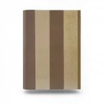 Wallpaper, Striped Design,  Brown with gold Color, Size 10m×53cm