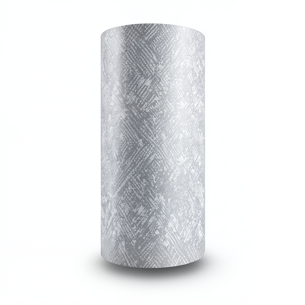 Patterned Wallpaper 15.6m×106cm Gray Color Roll