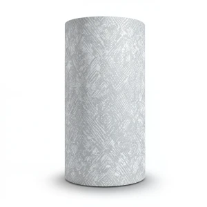 Patterned Wallpaper 15.6m×106cm Gray Color Roll