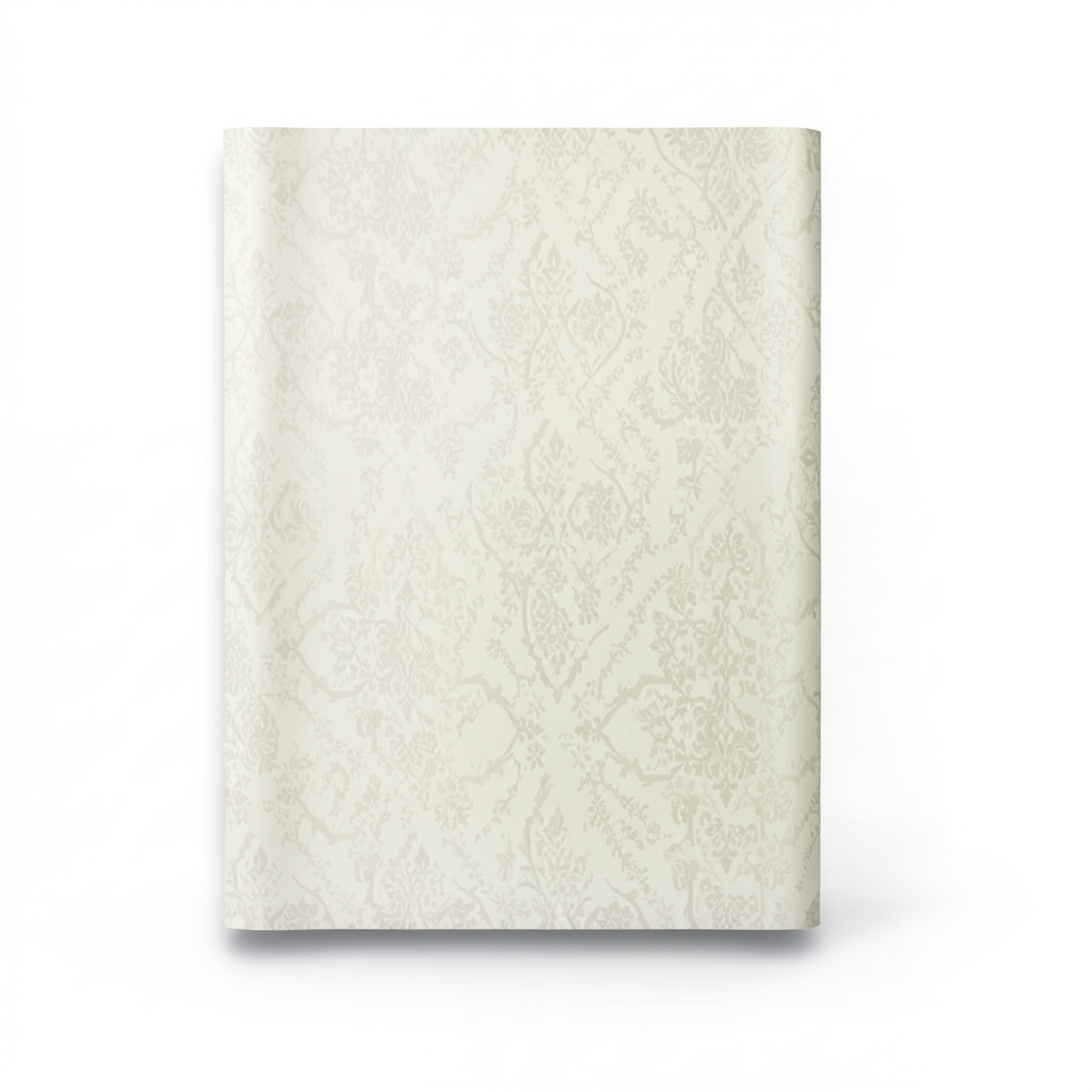 Patterned Wallpaper 15.6m×106cm Light Beige