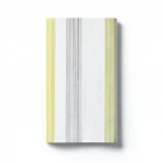 Wallpaper, Striped Design, Yellow, white and grey Color, Size 10m×53m