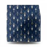 Italian Wallpaper Navy Blue Color, Length 10m, Width 1.06m, Model 85092