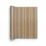 Wallpaper, Striped Design, brown Color, Size 15.6m×100cm