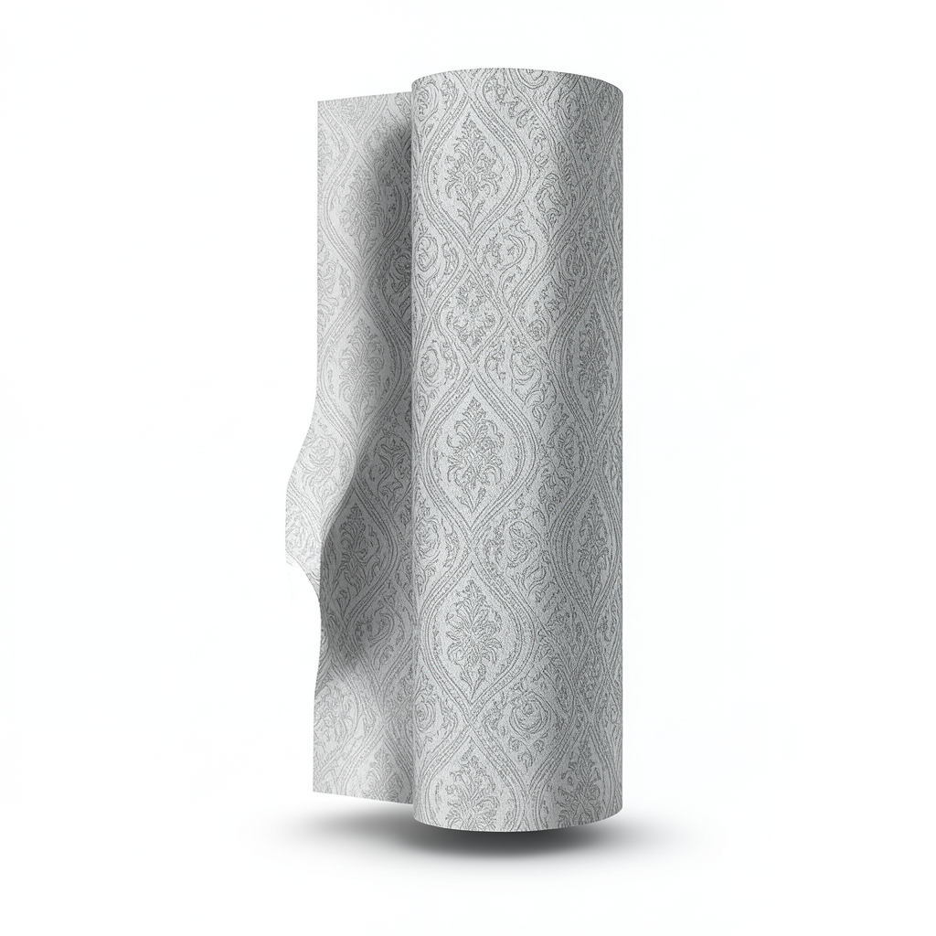 ورق جدران نقشات 15.6 م×100 سم لون رمادي، موديل Ndesign (N) 2-63018