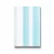 Wallpaper, Striped Design, White with cyan and light green Color, Size 10m×53cm